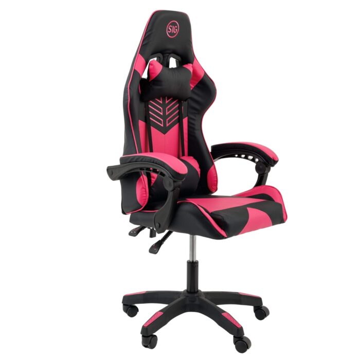 Gejmerska stolica roze - crna s1g