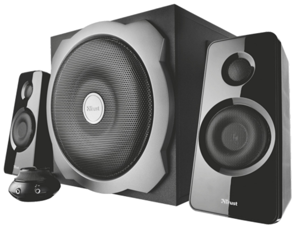 Zvucnik TRUST Tytan 2.1/120W(60W RMS)/crna - Slika 3