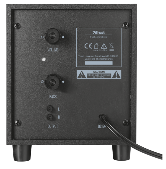 Zvucnik TRUST Avora 2.1/18W(9W RMS)/crna