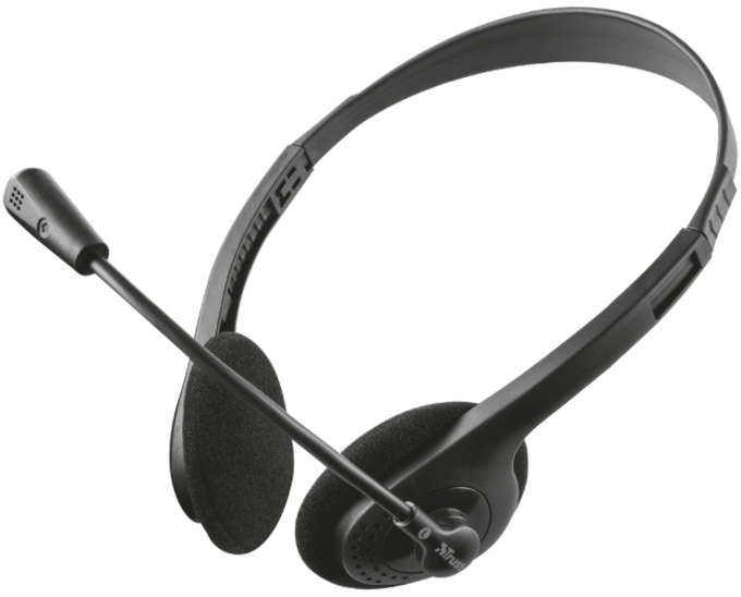 Slušalice TRUST Primo Chat Headset žicne/3,5mm+2x3,5mm/crna