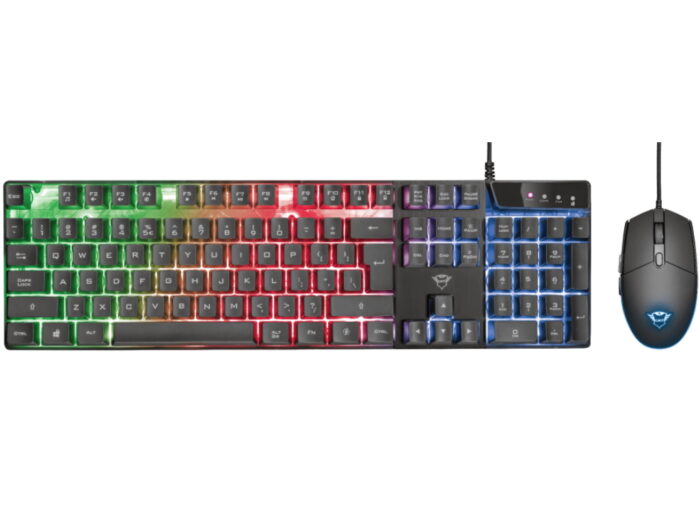 Tastatura+miš TRUST GXT 838 AZOR žicni set/gaming/crna