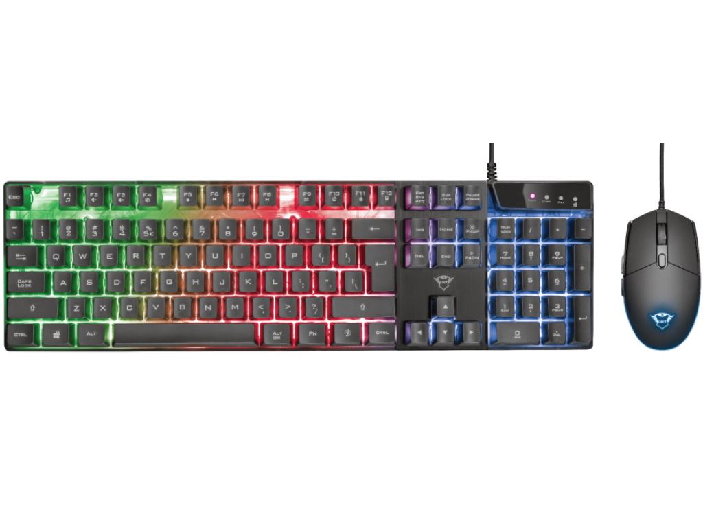 Tastatura+miš TRUST GXT 838 AZOR žicni set/gaming/crna