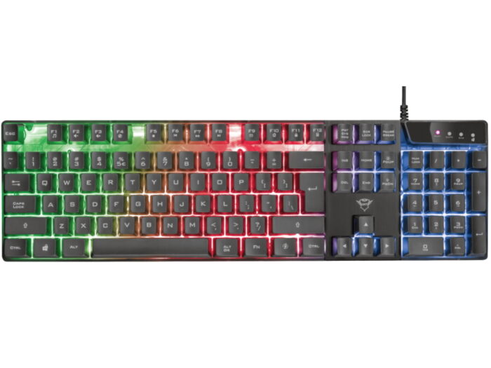 Tastatura TRUST GXT 835 AZOR žicna/RGB/gaming/crna