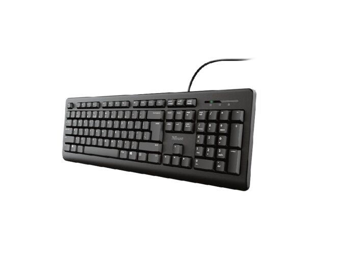Tastatura TRUST Primo žicna/US/crna