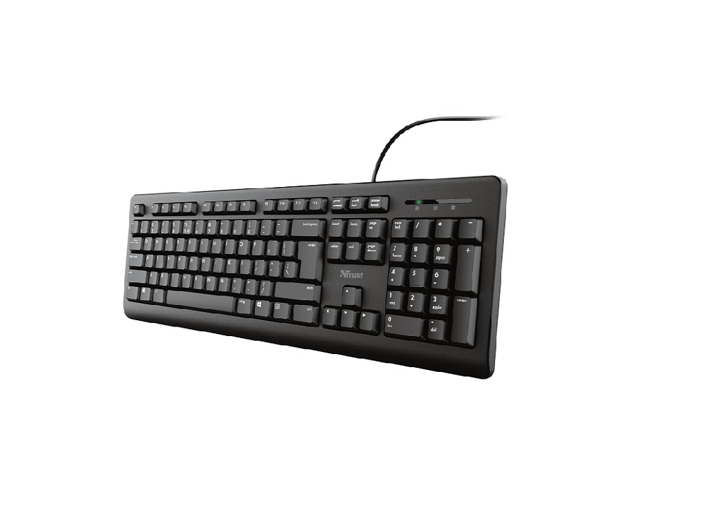 Tastatura TRUST Primo žicna/US/crna