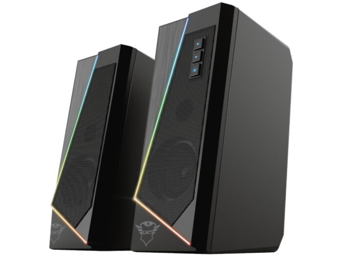 Zvucnik TRUST GXT609 ZOXA RGB 2.0/12W(6W RMS)/crna
