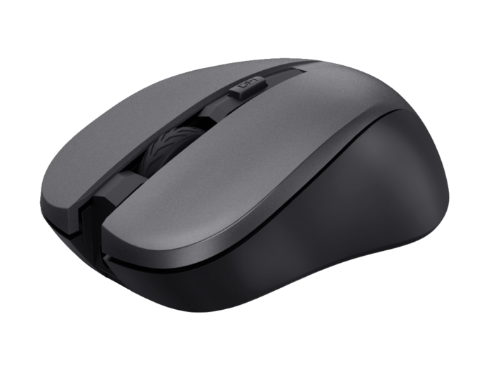 Tastatura+miš TRUST TREZO bežicni set/Silent/US/crna