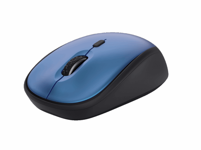 Miš TRUST YVI+ bežicni/ ECO/1600dpi/plava
