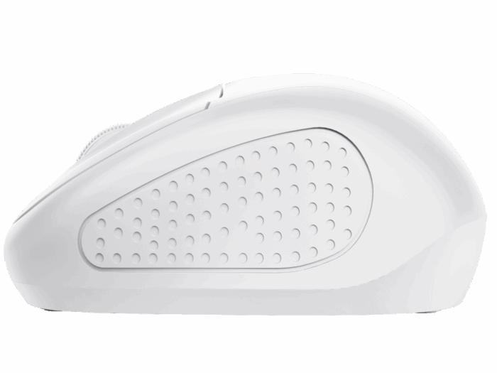 Miš TRUST Primo mat bežicni/bela