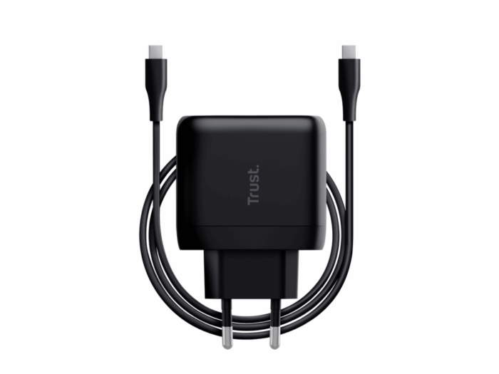 Punjac TRUST Maxo 65W/USB-C/laptop/smartphone/tablet/2m USB-C kabel/crna