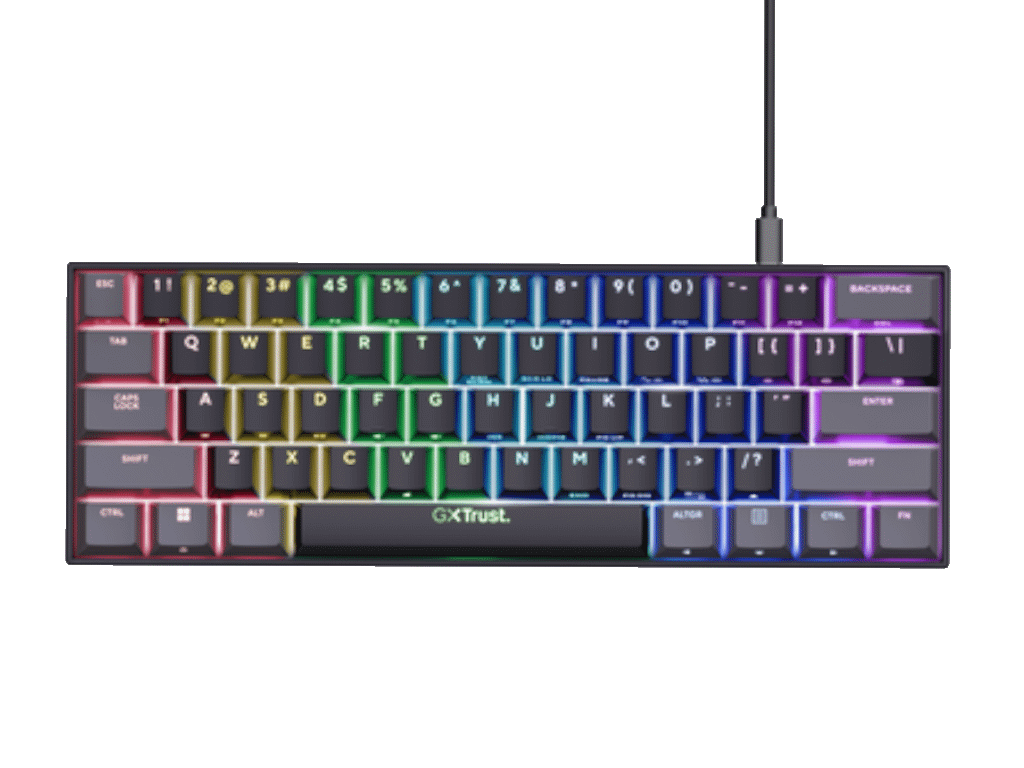 Tastatura TRUST GXT867 ACIRA 60% MINI/mehanicka/Gaming/ US/crna - Slika 3