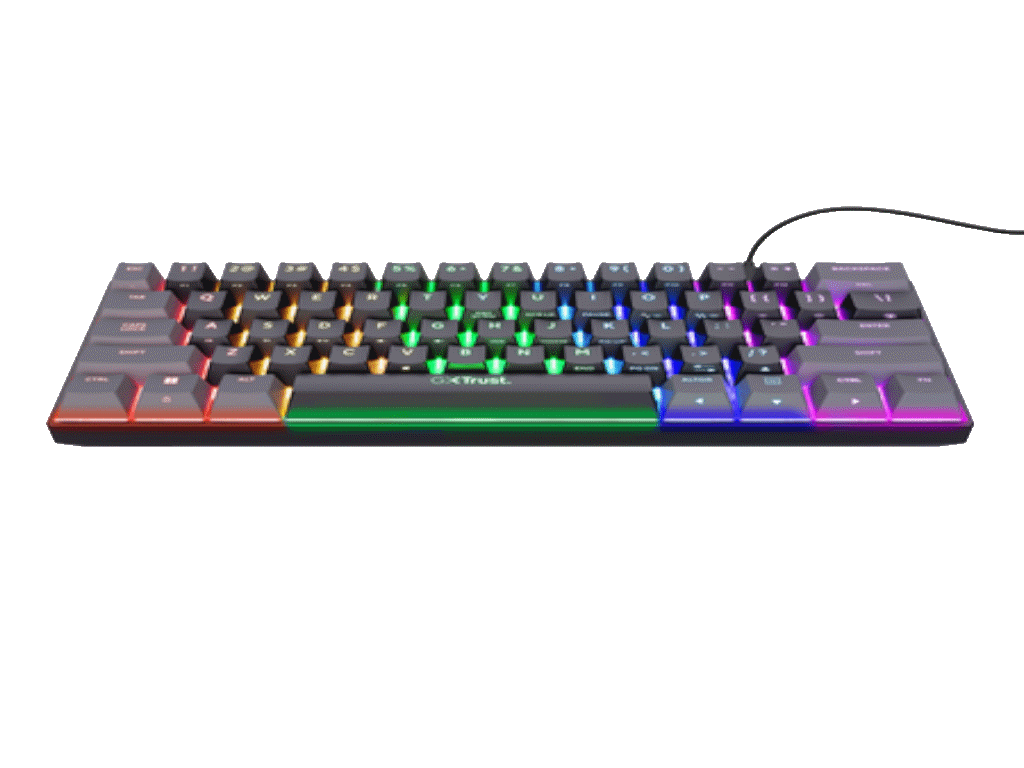 Tastatura TRUST GXT867 ACIRA 60% MINI/mehanicka/Gaming/ US/crna - Slika 2