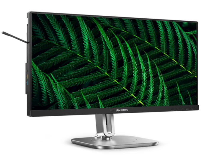Monitor PHILIPS 24B2G5200/00 23.8"/IPS/1920x1080/100Hz/4ms GtG/VGA,HDMI,DP,USB/zvucnici/srebrnocrna