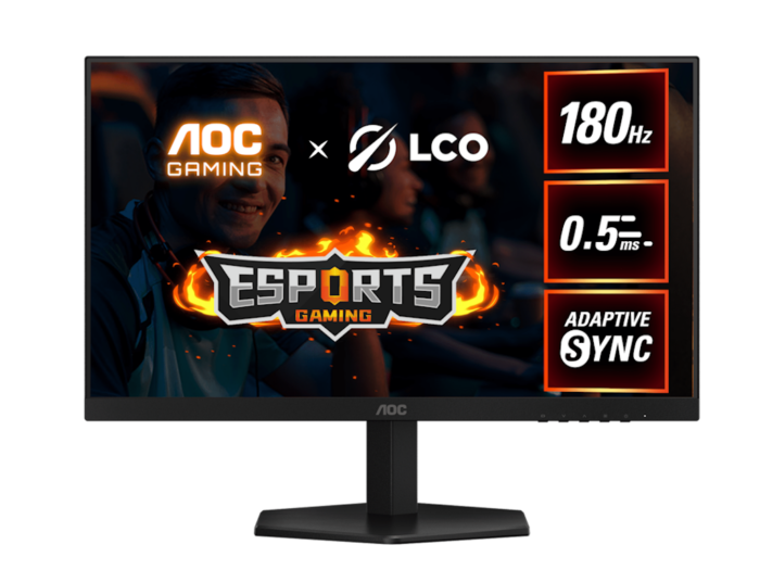 Monitor AOC 24G42E 24"/IPS/1920x1080/180Hz/1ms GtG/HDMI,DP/adaptive sync/crna
