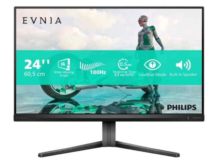 Monitor PHILIPS 24M2N3200S/00 23,8"/IPS/1920x1080/180Hz/1ms GtG/HDMIx2,DP/zvucnici/VESA/crna