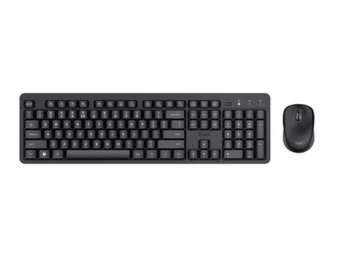 Tastatura+miš TRUST ODY II/US/crna