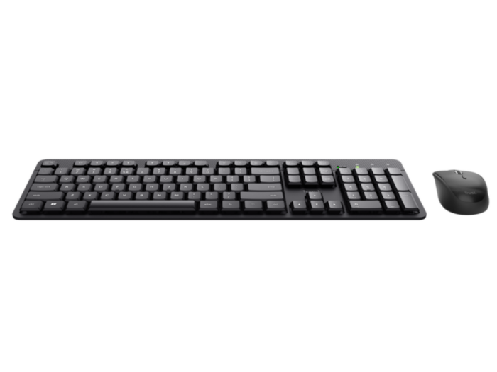 Tastatura+miš TRUST ODY II bežicni set/Silent/SRB/crna