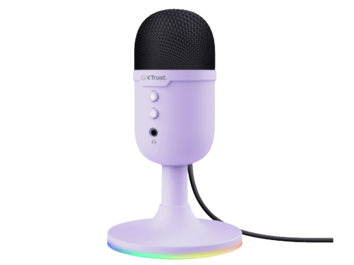 Mikrofon TRUST GXT234P YUNIX USB MICROPHONE PURPLE