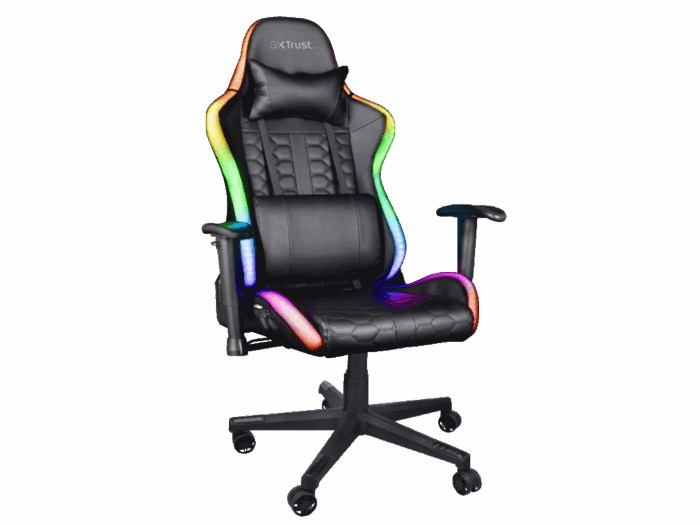 Stolica TRUST GXT 716 RIZZA gaming/RGB LED/crna