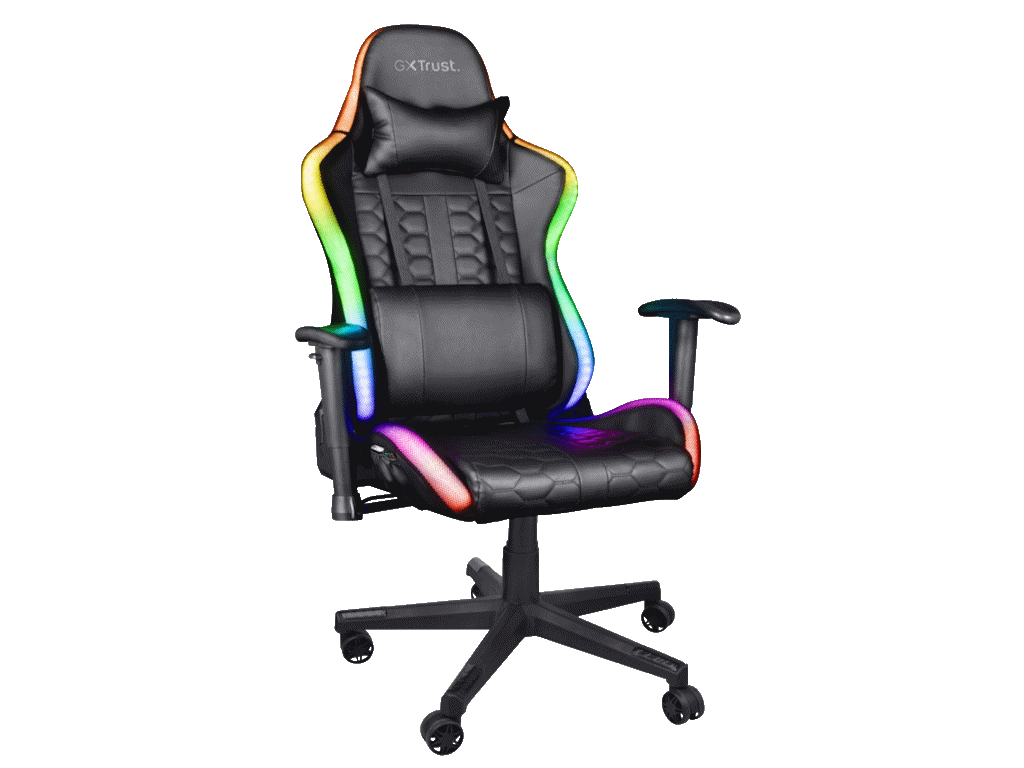 Stolica TRUST GXT 716 RIZZA gaming/RGB LED/crna - Slika 2