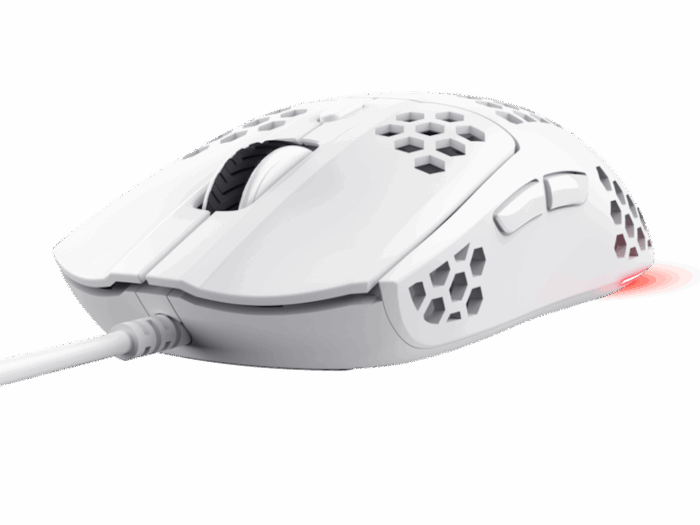 Miš TRUST GXT928W HELOX žicni/gaming/bela