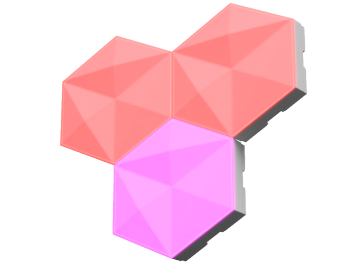 Panel TRUST GXT903 VYBZ LED HEXAGON PANELS 3-PACK Extension Kit