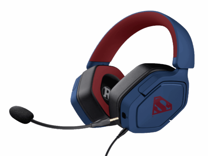 Slušalice TRUST GXT492SM CARUS Superman/plava