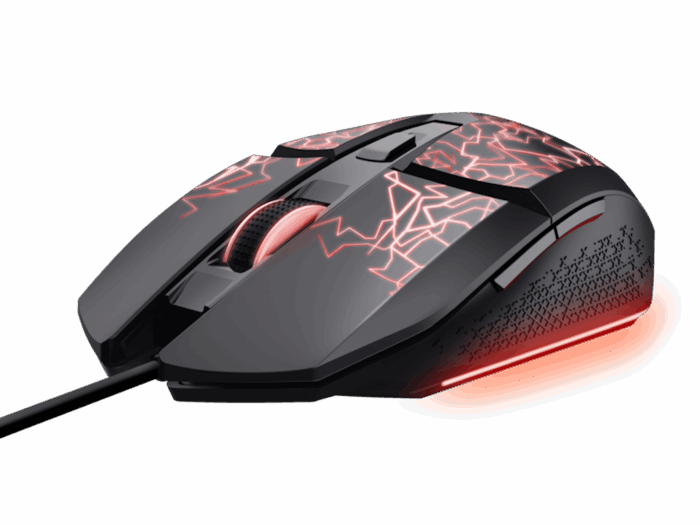 Miš TRUST GXT113 FELOX LED GAMING/crna
