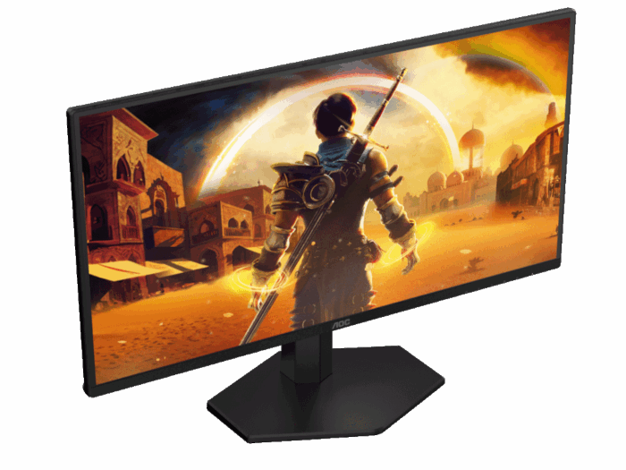 Monitor AOC 25G42E 24.5"/IPS/1920x1080/180Hz/1ms GtG/HDMIx2,DP/VESA/crna