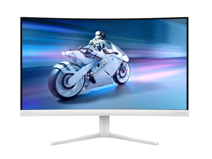 Monitor PHILIPS 27M2C5201L/00 27"/VA,zakrivljen/1920X1080/180Hz/1ms GtG/HDMIx2,DP/VESA/bela