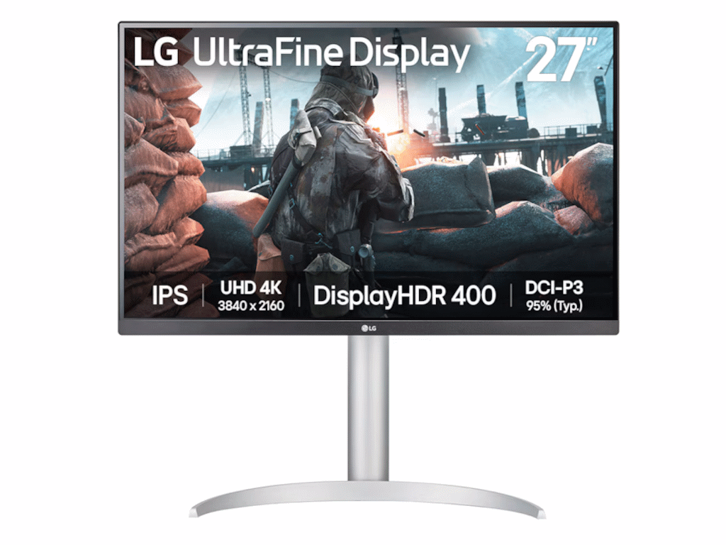 Monitor LG 27UP650K-W 27"/IPS/3840x2160/60Hz/5ms GtG/HDMIx2,DP/Freesync/pivot,visina/srebrna - Slika 4
