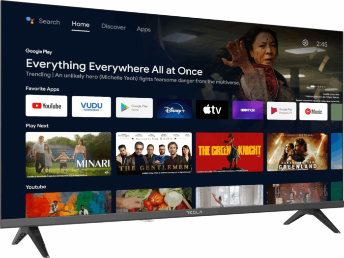 Televizor TESLA 32E635BHS/LED/32"/HD ready/Smart/Android/crna/frameless