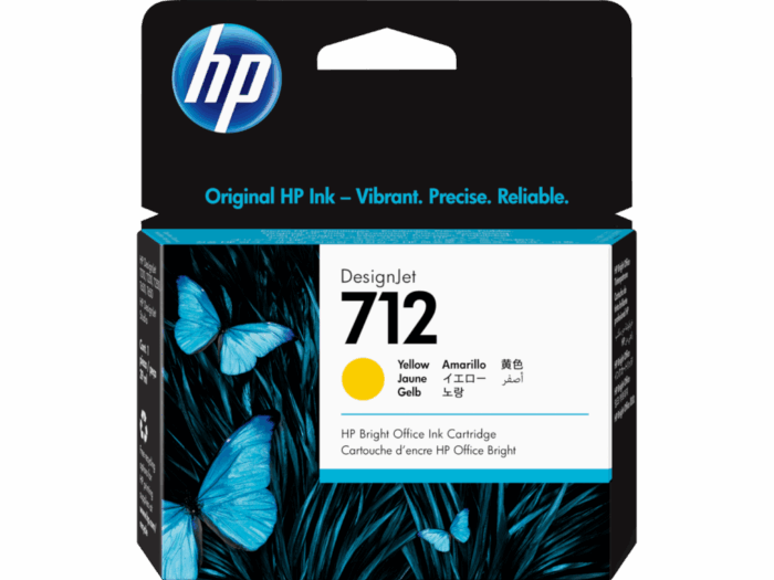 HP 712 29-ml Yellow DesignJet Ink Cartridge