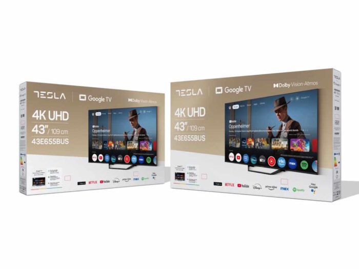 Televizor TESLA 43E655BUS/D-LED/43"/4K/Smart/Google TV/crna