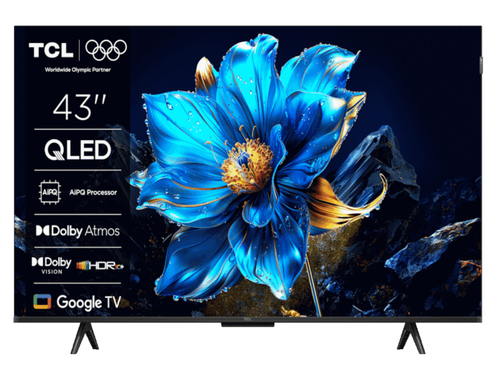 Televizor TCL 43P7K/QLED/43"/4K UHD/60Hz/Google TV/crna