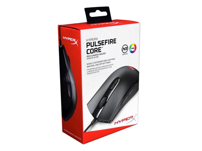 Miš HP HyperX Pulsefire Core/žicni/Gaming/crna