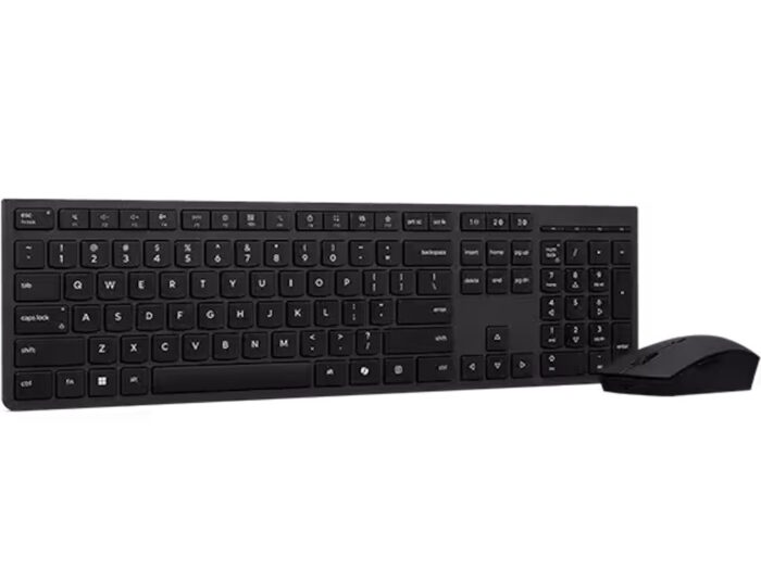 Lenovo Professional Wireless Rechargeable Keyboard and Mouse Combo AI - US English