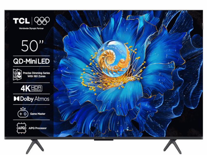Televizor TCL 50C6KS/MiniLED-QLED/50"/4K UHD/60Hz/Google TV/crna