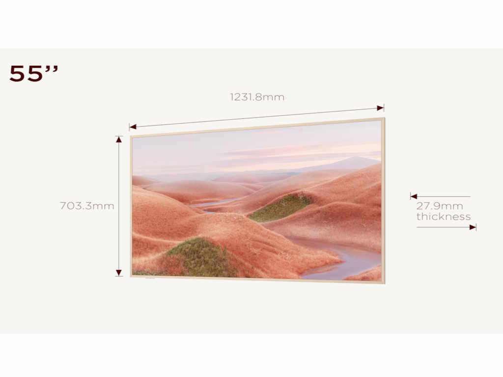 Televizor TCL 55A300W/QLED/55"/4K UHD/144Hz/Matte Screen/"Ai" Art/Google TV/frame - Slika 3