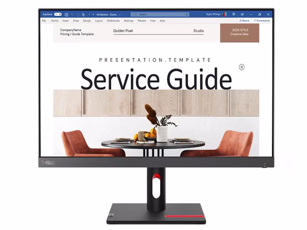 Monitor LENOVO ThinkVision S24i-30 23.8"/IPOS/1920x1080/100Hz/4ms/2x HDMI,VGA - Slika 2