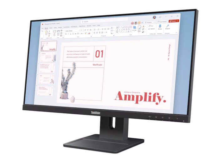 Monitor LENOVO ThinkVision E24-40 23.8"/IPS/1920x1080/100Hz/4ms/1xHDMI,DP,VGA/Swivel,Pivot,Height/cr
