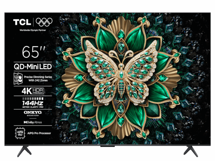Televizor TCL 65C6K/MiniLED-QLED/65"/4K UHD/144Hz/Google TV/crna