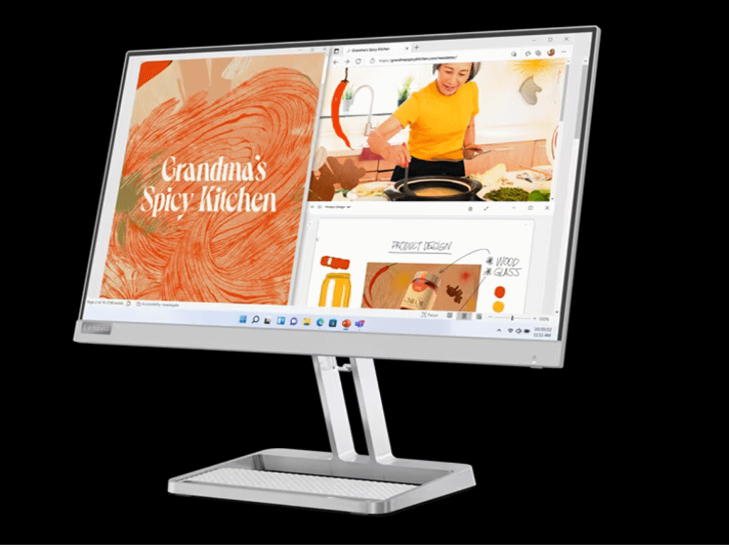 Monitor LENOVO L22i-40 21.5"/IPS/1920x1080/75Hz/4ms/VGA,HDMI/FreeSync/siva - Slika 4