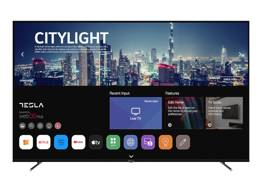 Televizor TESLA 85E645BUW/LED/85"/4K/webOS/crna/frameless - Slika 3