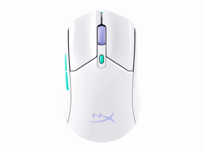 Miš HyperX Pulsefire Haste 2 Core Wls Wht/Grn/Pur/Gaming/bela