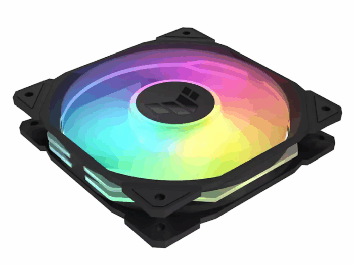 Ventilator ASUS TUF GAMING TR120 FAN ARGB 3IN1/crna