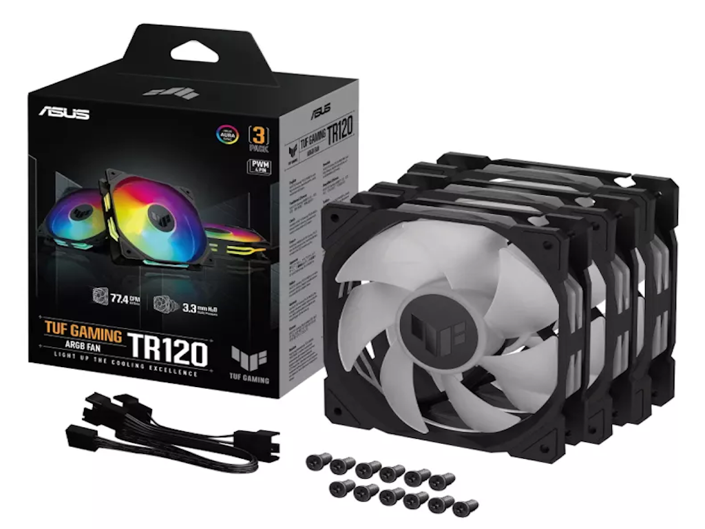 Ventilator ASUS TUF GAMING TR120 FAN ARGB 3IN1/crna - Slika 4
