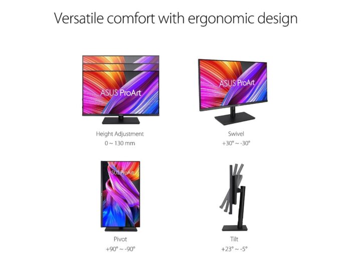 Monitor ASUS Proart PA328QV 31.5"/IPS/2560x1440/75Hz/5ms GtG/HDMI,DP,USB/pivot,visina/zvucnici/crna