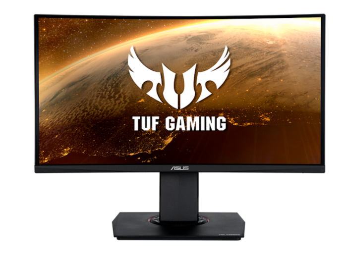 Monitor ASUS TUF VG24VQER 23.8"/VA,zakrivljen/1920x1080/180Hz/1ms MPRT/HDMIx2,DP/Freesync/VESA/crna