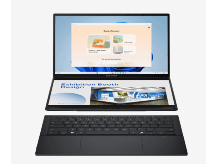 Laptop ASUS ZenBook Duo UX8406CA-PZ005W/WIn11 Home/14" OLED 3K/U9-285H/32TB/2TB/siva